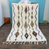 Hand Knotted Azilal Rug, Moroccan Custom Rug, Colorful New Design Wool Rug, Handmade Azilal Rug
