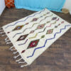 Hand Knotted Azilal Rug, Moroccan Custom Rug, Colorful New Design Wool Rug, Handmade Azilal Rug